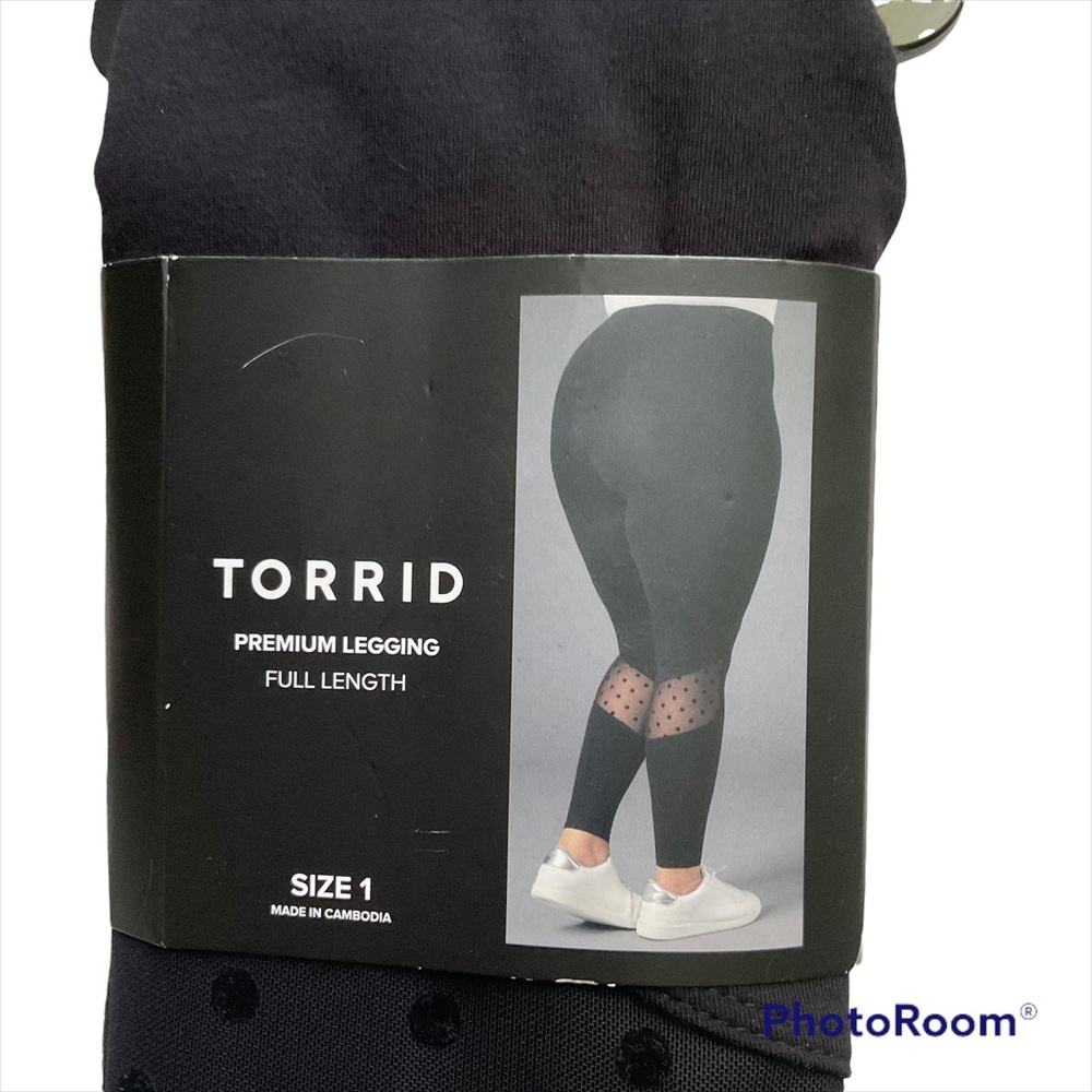 torrid black mesh cutout polka dot premium black legging